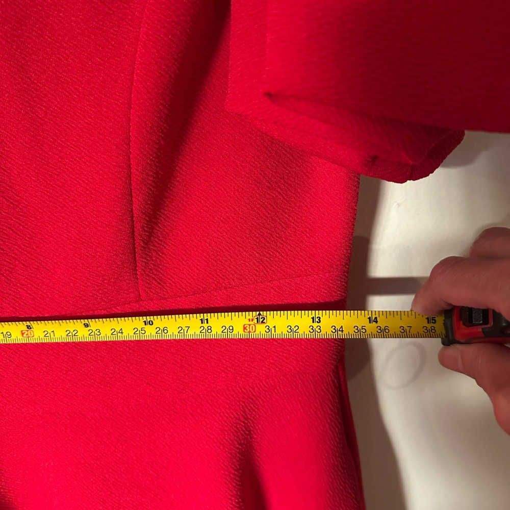 Ivy City Co Red Midi Dress Size S READ - Picture 13 of 14